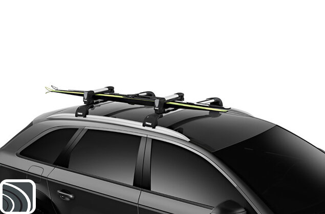 Thule SnowPack S 7322 op auto