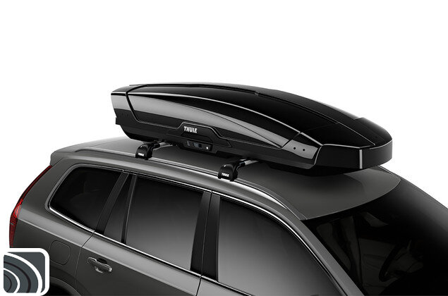 Thule Motion XT XL Black Glossy op auto