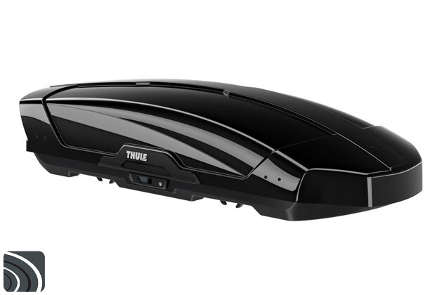 Thule Motion XT L Black GLossy schuin