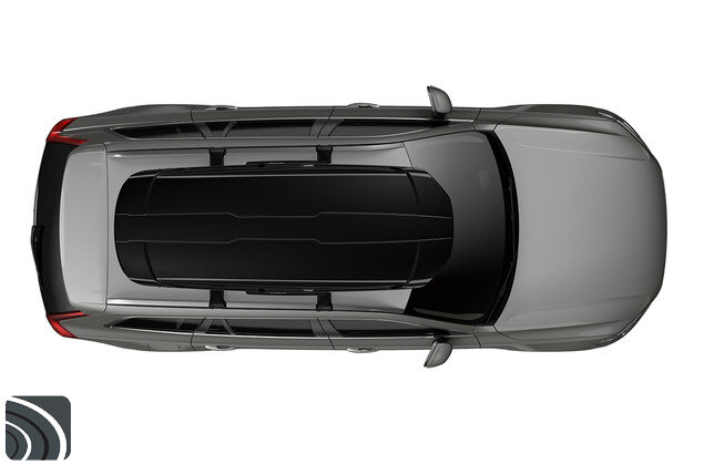 Thule Motion XT XXL Zwart op auto bovenzijde