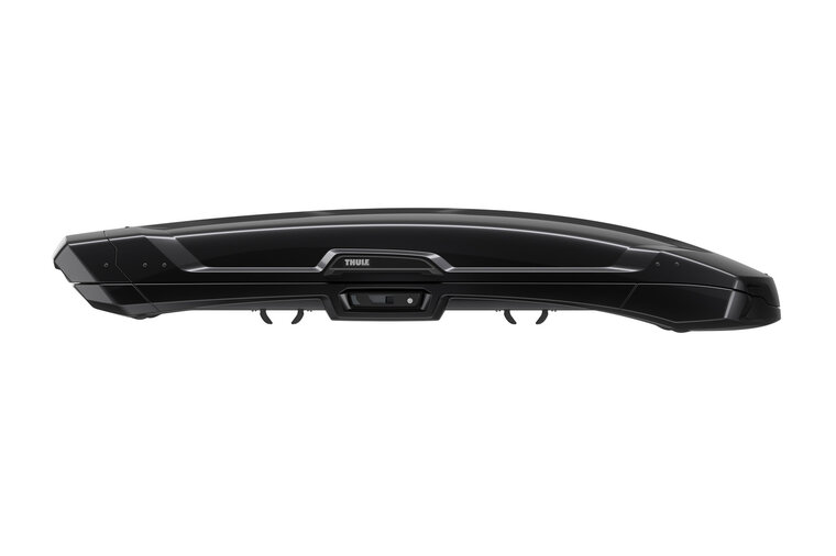 Thule Vector Alpine dakkoffer - Black Metallic - zijkant