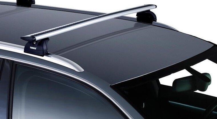 thule 753 voet detail op railing