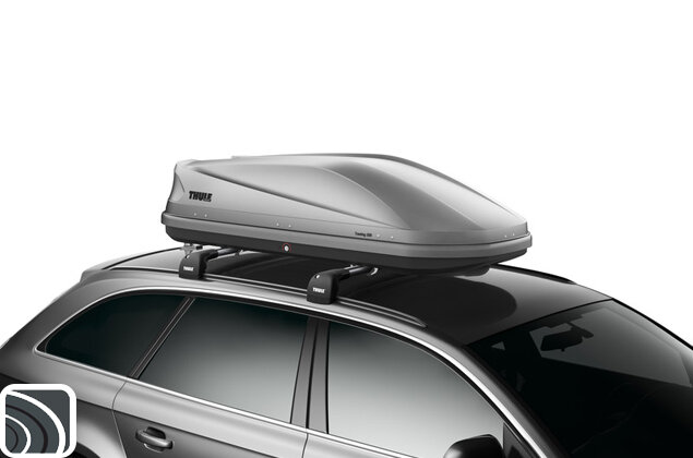 Thule Touring M titan op auto