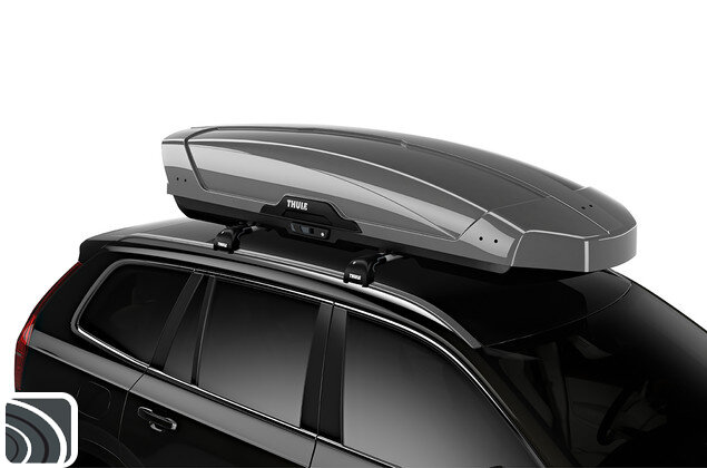 Thule Motion XT XXL op auto Titan Glossy