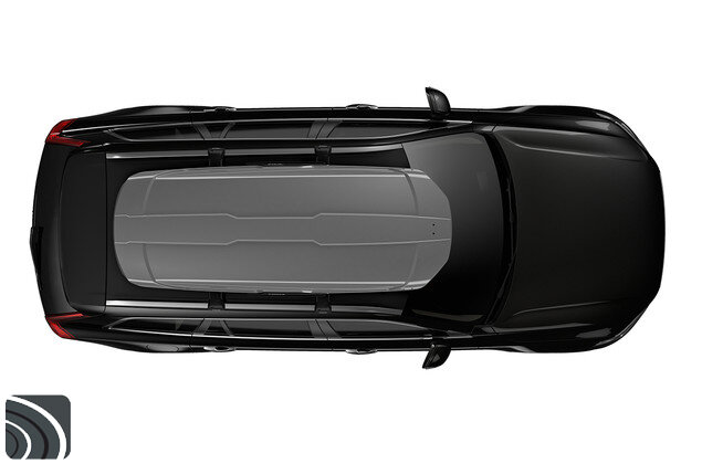 Thule Motion XT XXL Titanium op auto bovenzijde