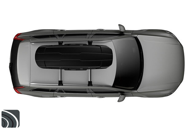 Thule Motion XT Sport Zwart op auto bovenzijde