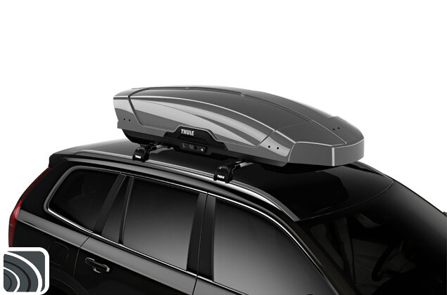 Thule Motion XT L Titan Glossy op auto