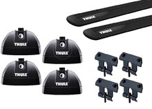 Thule WingBar Evo Black | Fiat Stilo van 2001 tot 2007 | Fixpoints