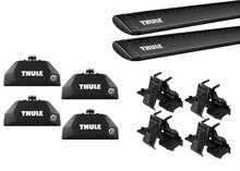 Thule Evo Flush Rail dakdragerset met WingBar EVO voor Audi A3