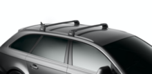 Thule WingBar Edge Black | Land Rover Discovery op dak